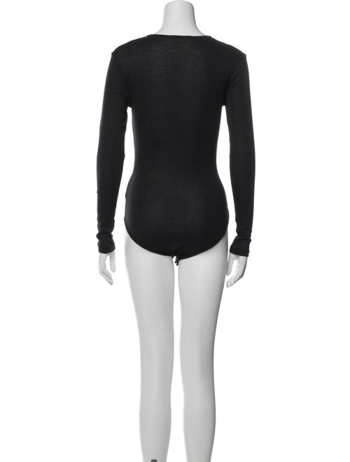 BA&SH V-Neck Long Sleeve Bodysuit