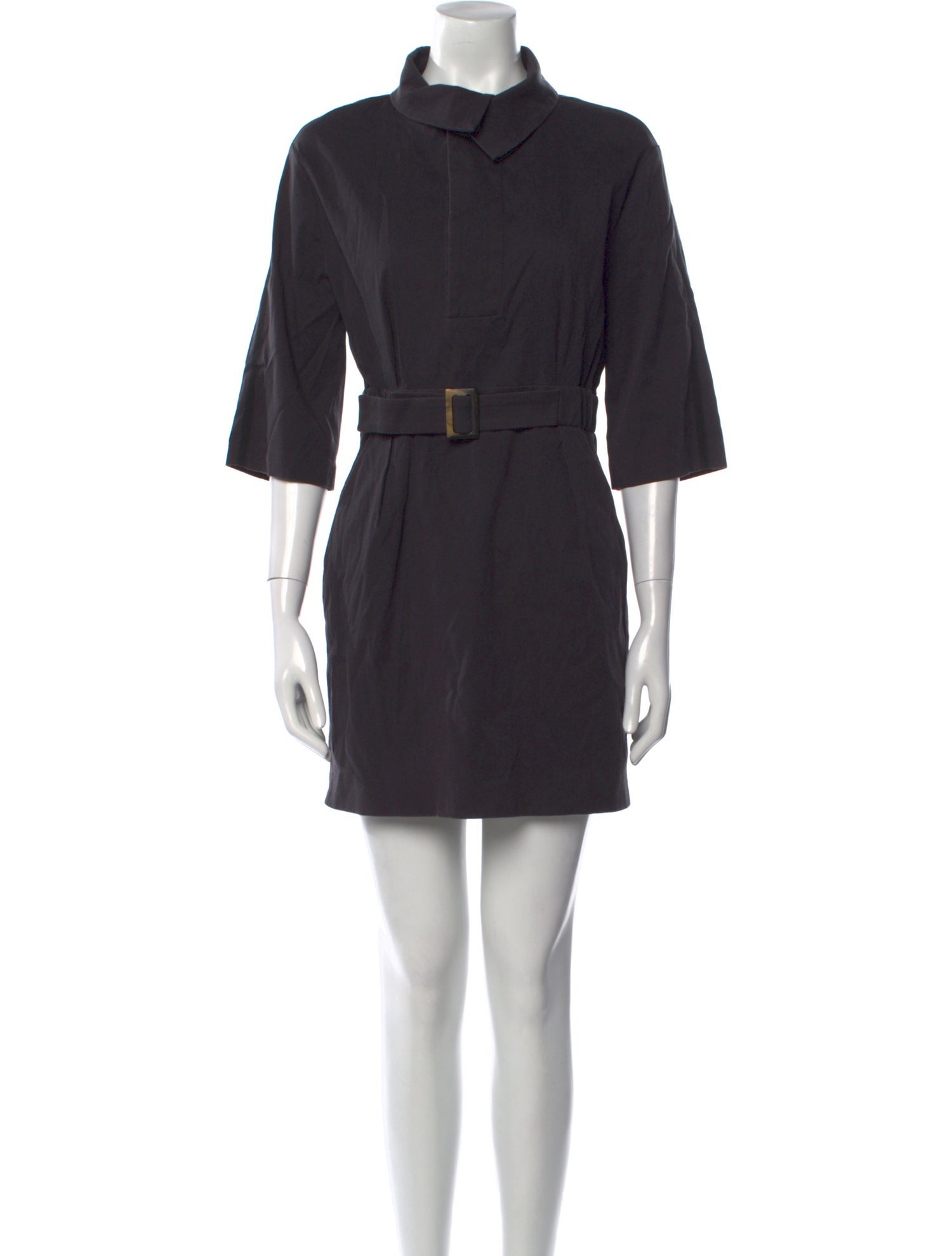 BA&SH Mock Neck Mini Dress