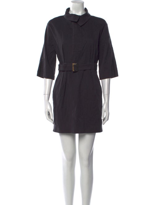 BA&SH Mock Neck Mini Dress