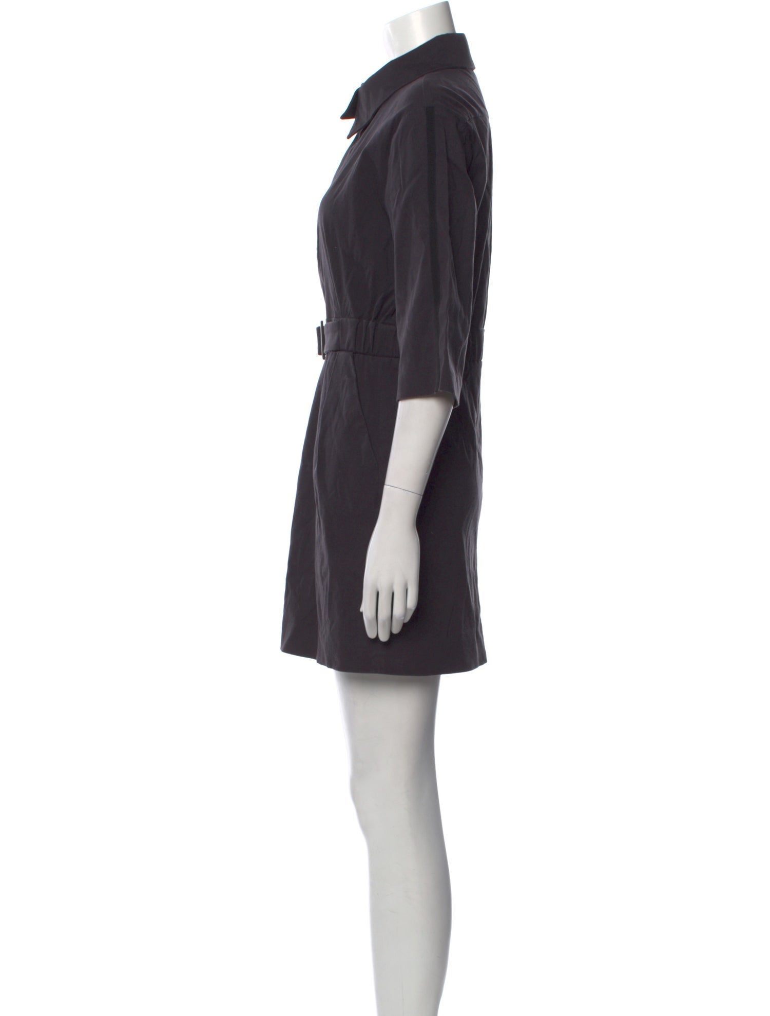 BA&SH Mock Neck Mini Dress