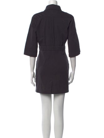 BA&SH Mock Neck Mini Dress