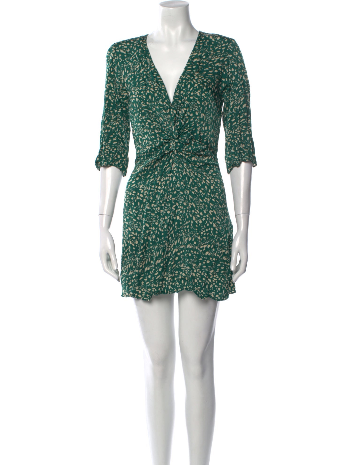 BA&SH Printed Mini Dress