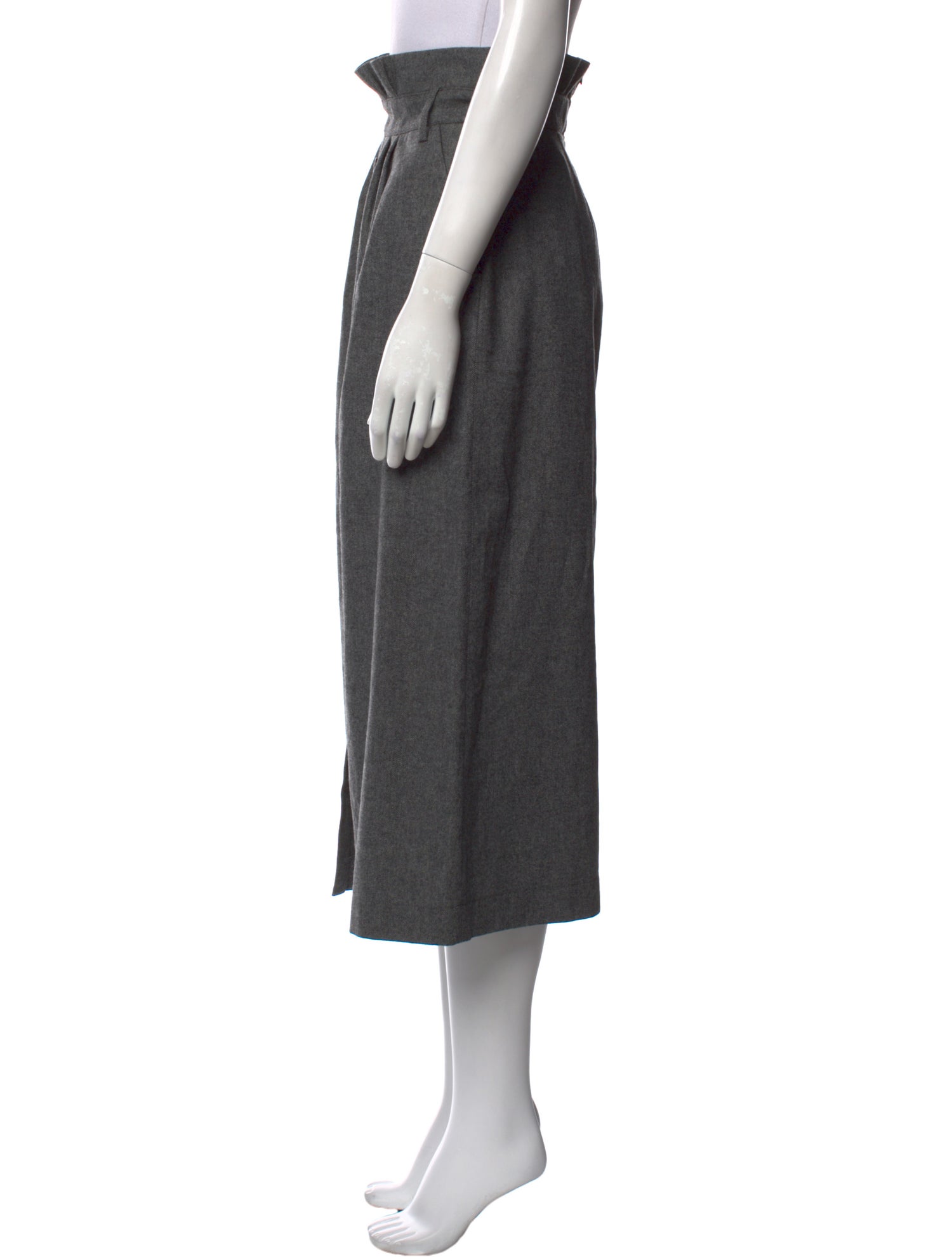 BA&SH Pleated Accents Midi Length Skirt