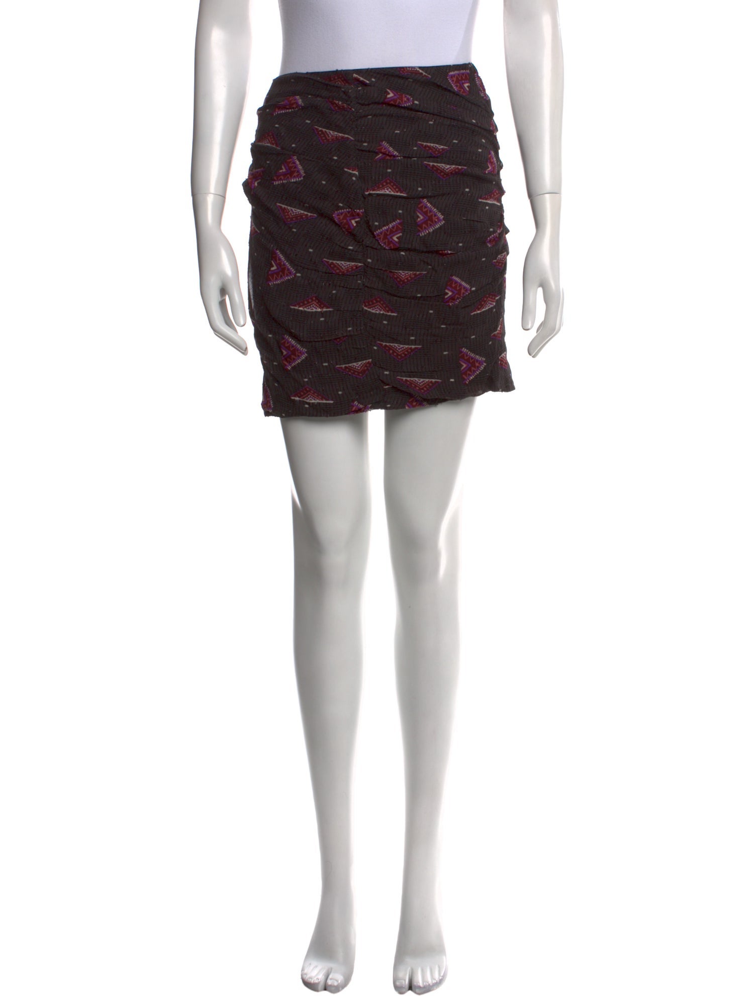 BA&SH Printed Mini Skirt