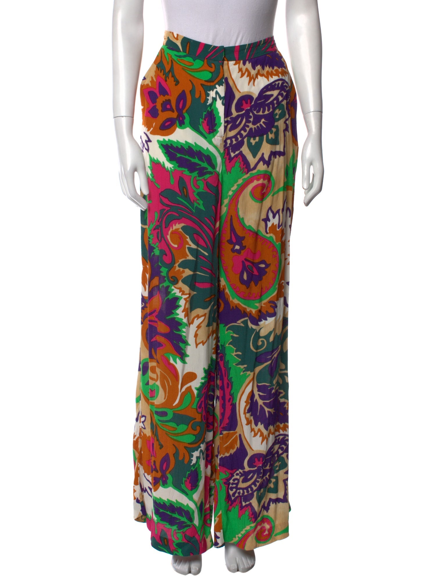 BA&SH Printed Wide Leg Pants