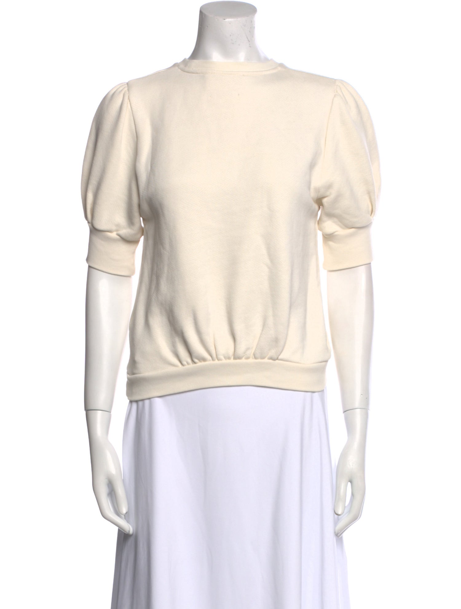 BA&SH Bateau Neckline Short Sleeve Sweatshirt