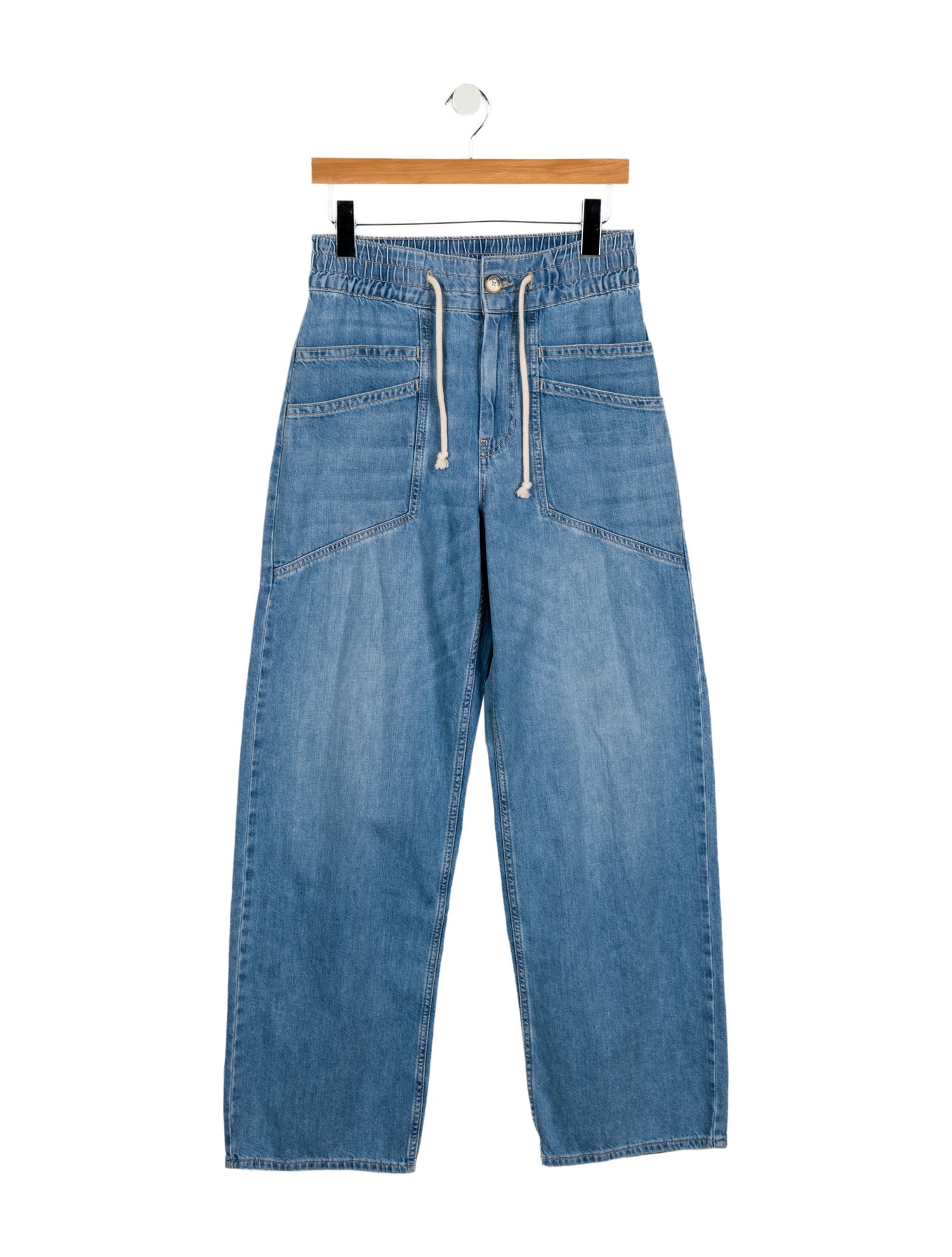 BA&SH High-Rise Wide Leg Jeans