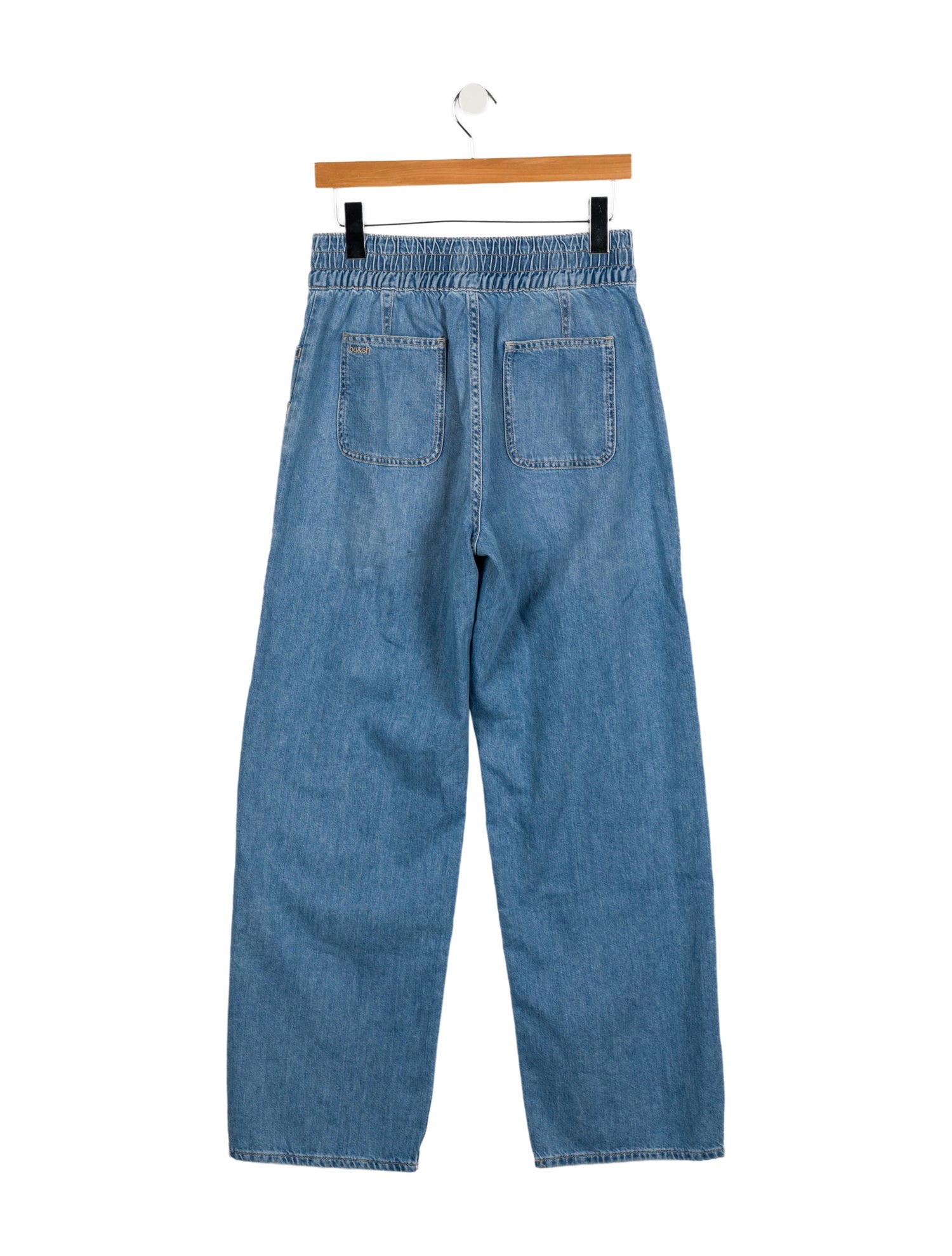 BA&SH High-Rise Wide Leg Jeans