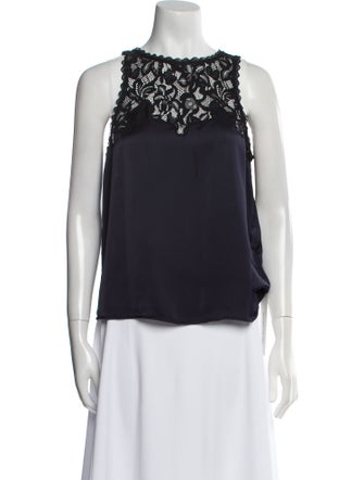 BA&SH Crew Neck Sleeveless Blouse
