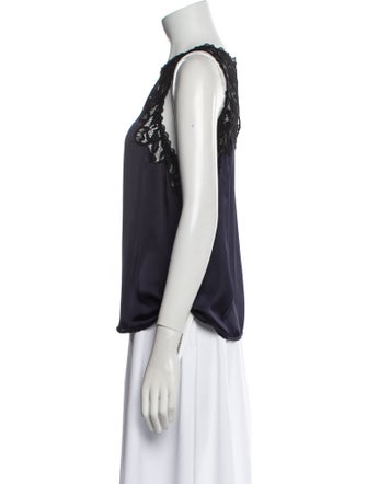 BA&SH Crew Neck Sleeveless Blouse