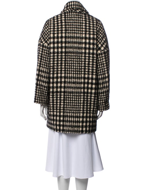 BA&SH Wool Plaid Print Coat