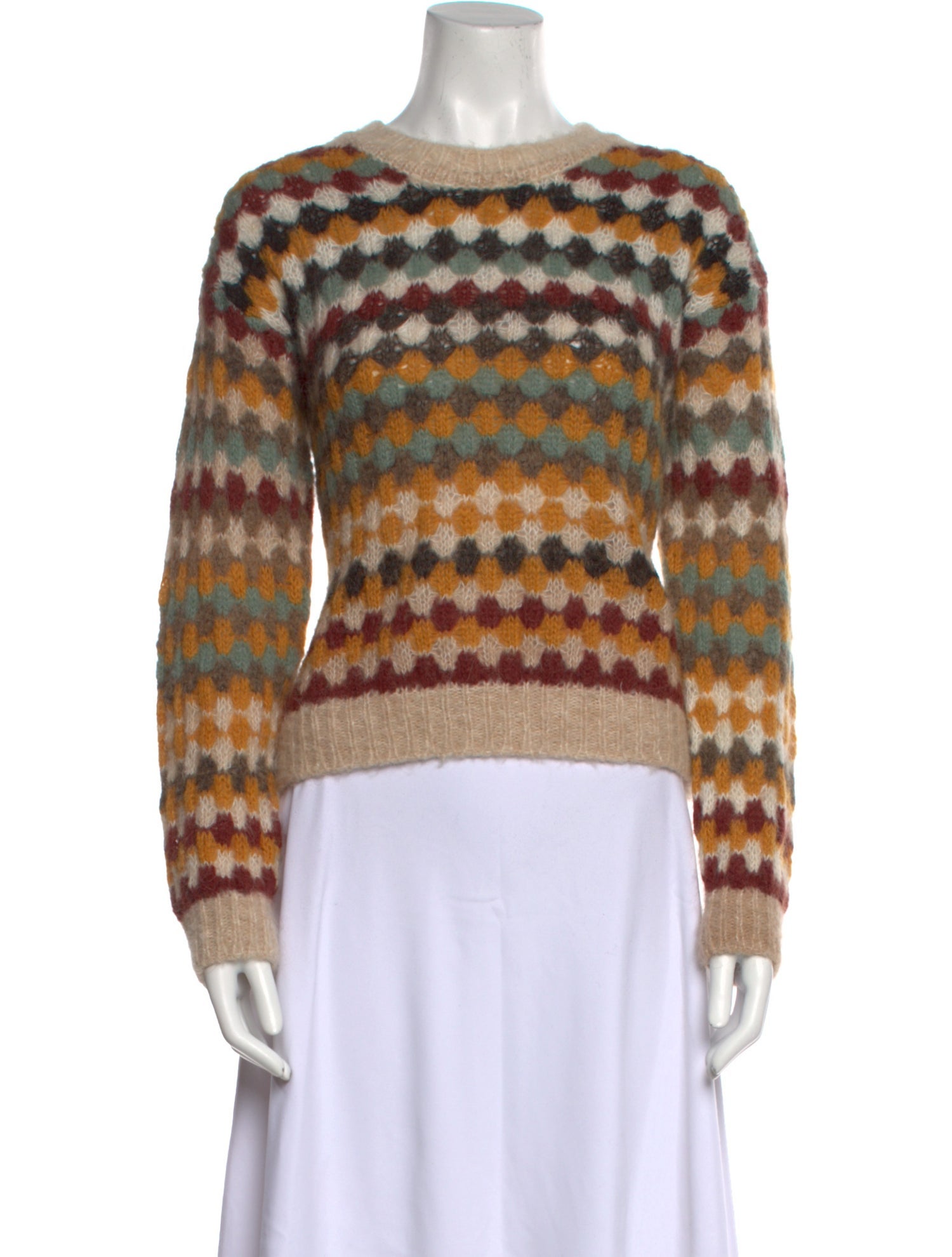 BA&SH Alpaca Printed Sweater