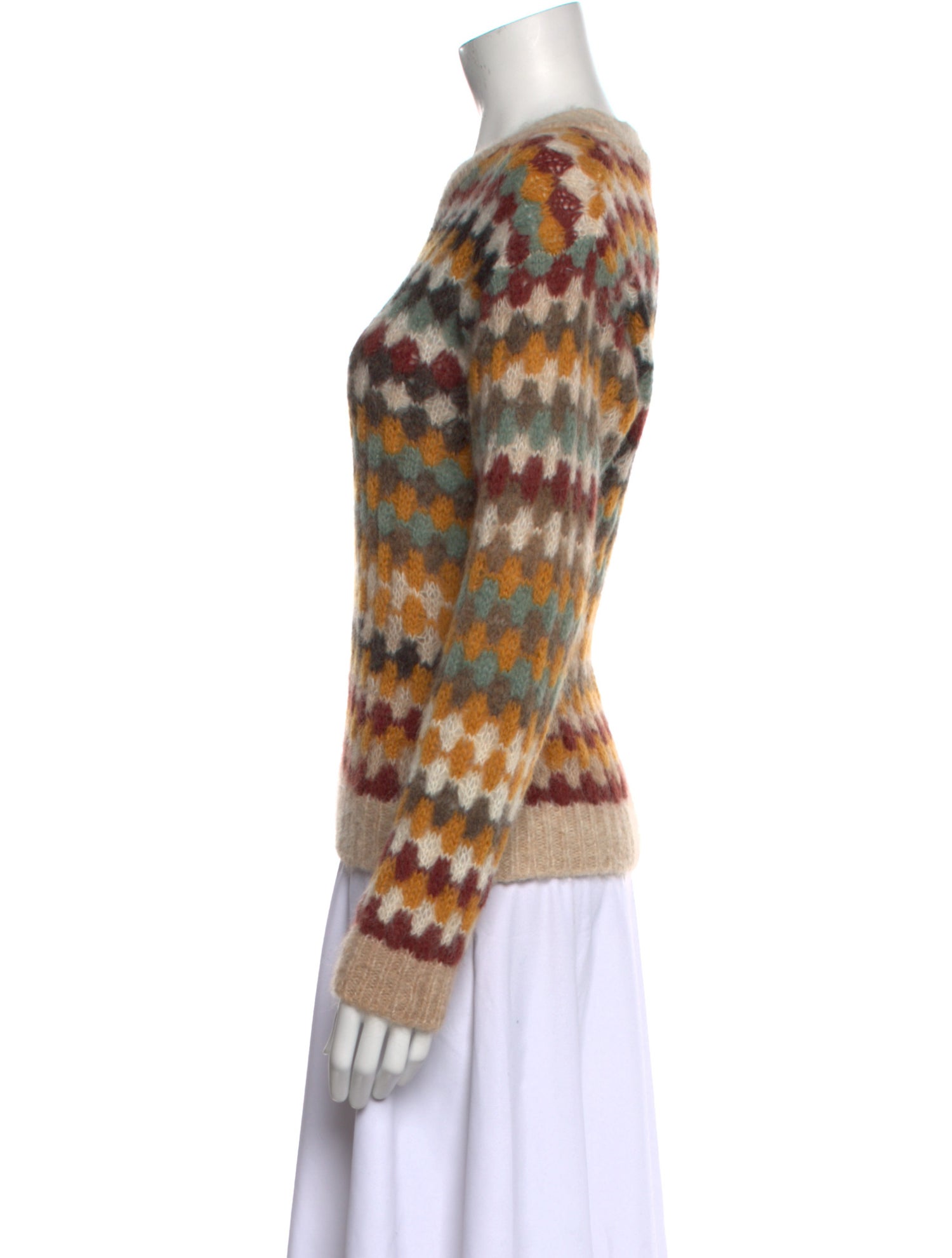 BA&SH Alpaca Printed Sweater