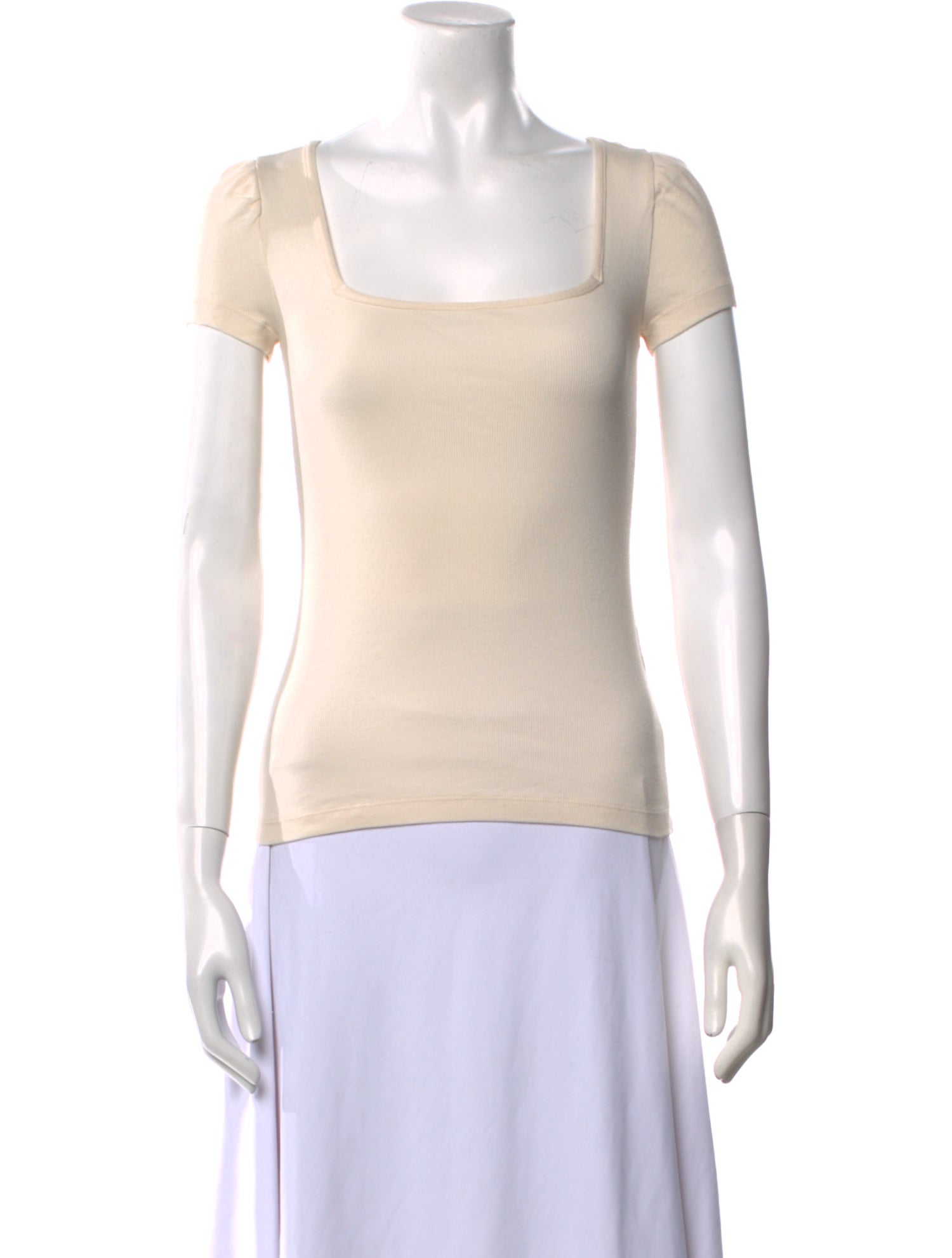 BA&SH Square Neckline Short Sleeve Top