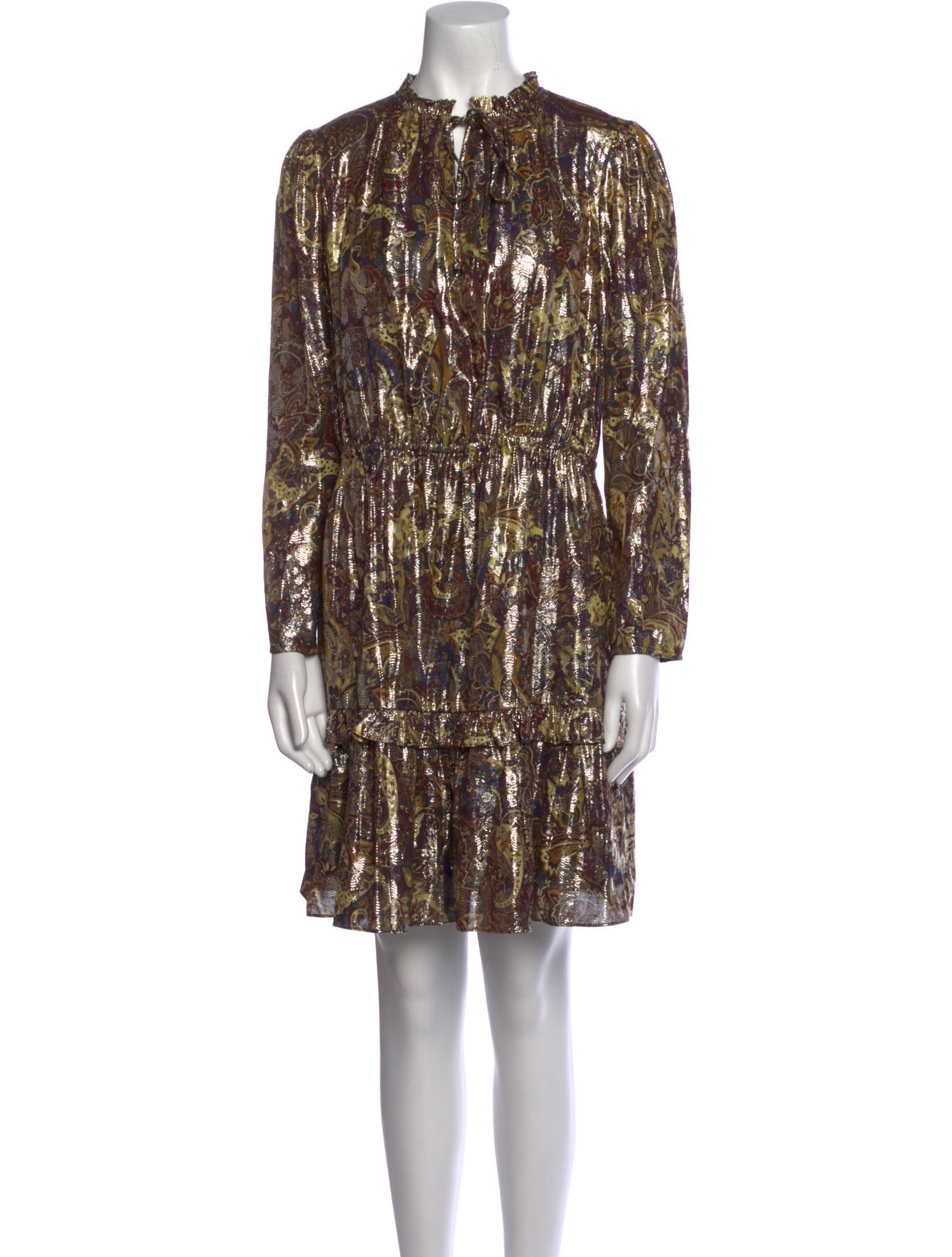 BA&SH Printed Mini Dress