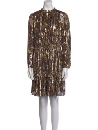 BA&SH Printed Mini Dress