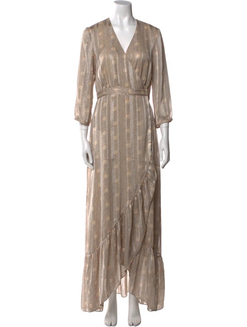 BA&SH Printed Long Dress