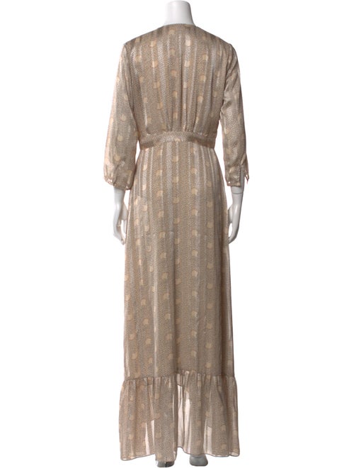 BA&SH Printed Long Dress