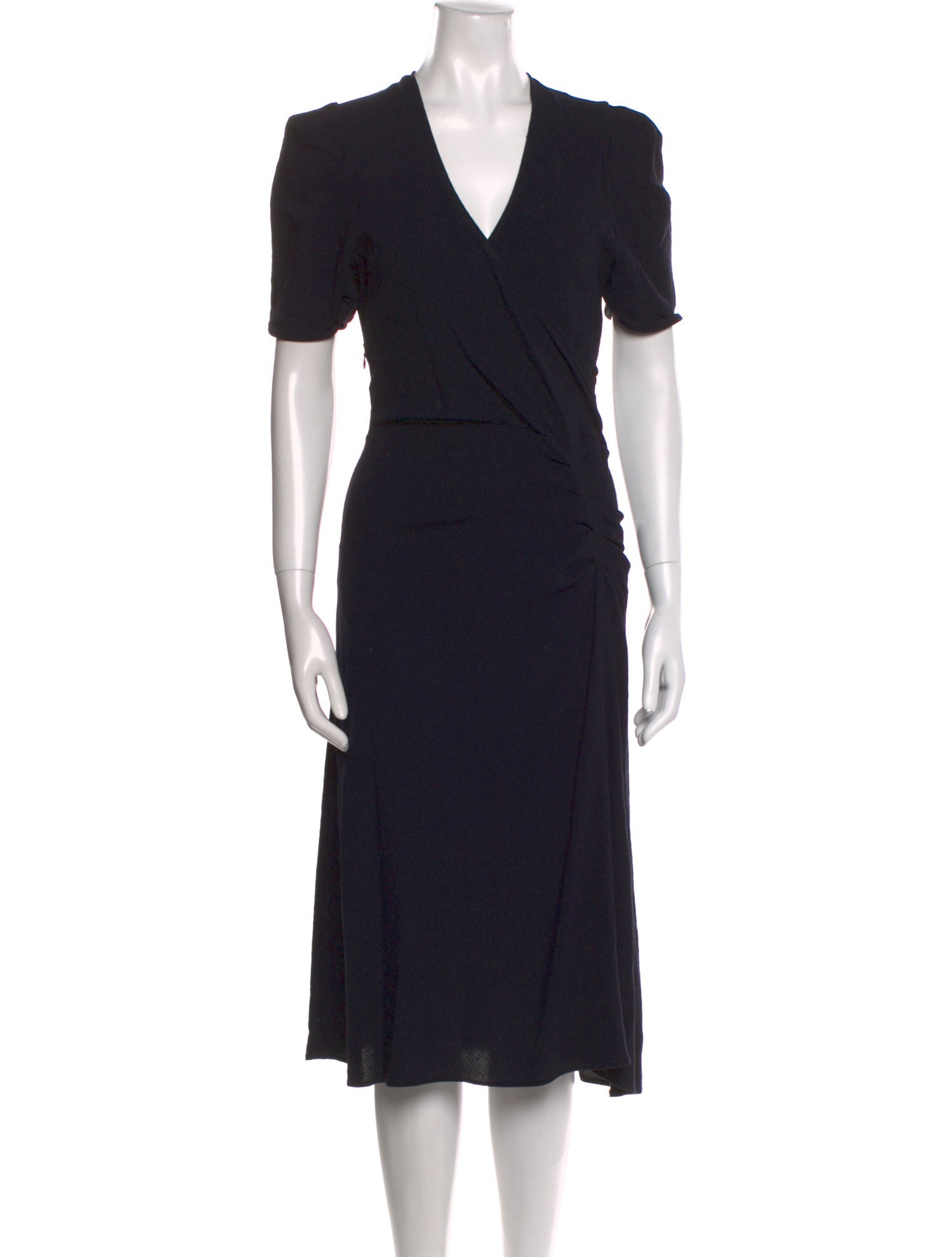 BA&SH V-Neck Knee-Length Dress