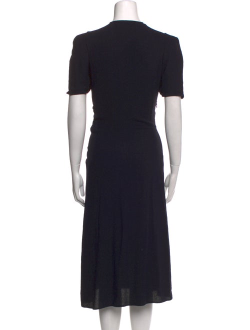 BA&SH V-Neck Knee-Length Dress