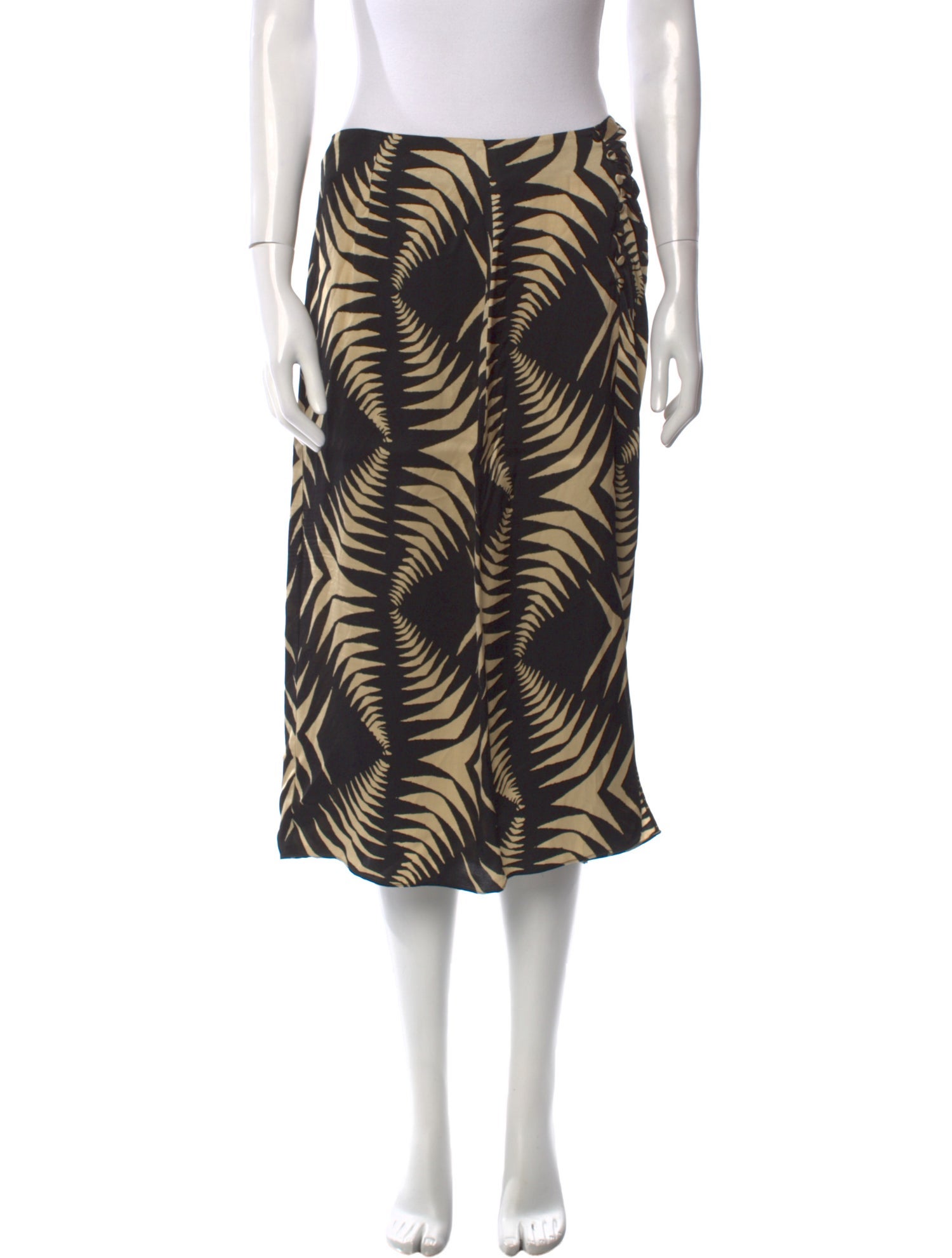 BA&SH Printed Knee-Length Skirt