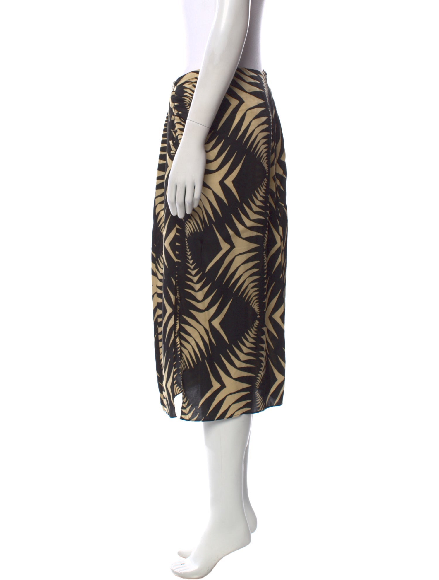 BA&SH Printed Knee-Length Skirt