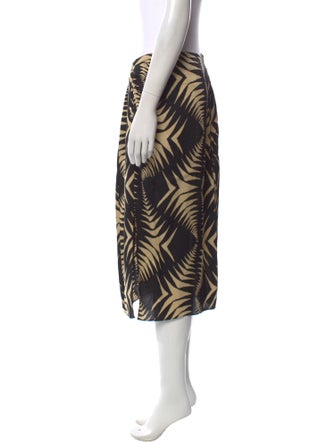 BA&SH Printed Knee-Length Skirt