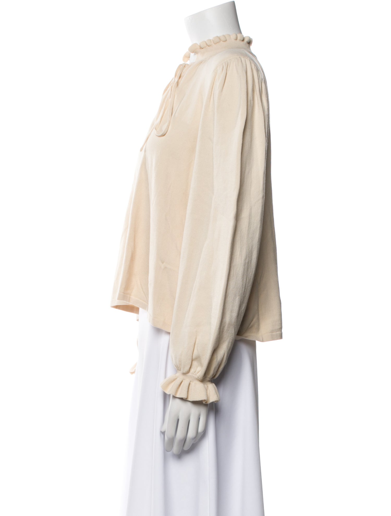 BA&SH V-Neck Long Sleeve Blouse