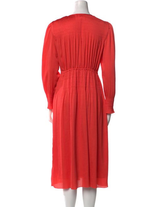 BA&SH V-Neck Midi Length Dress