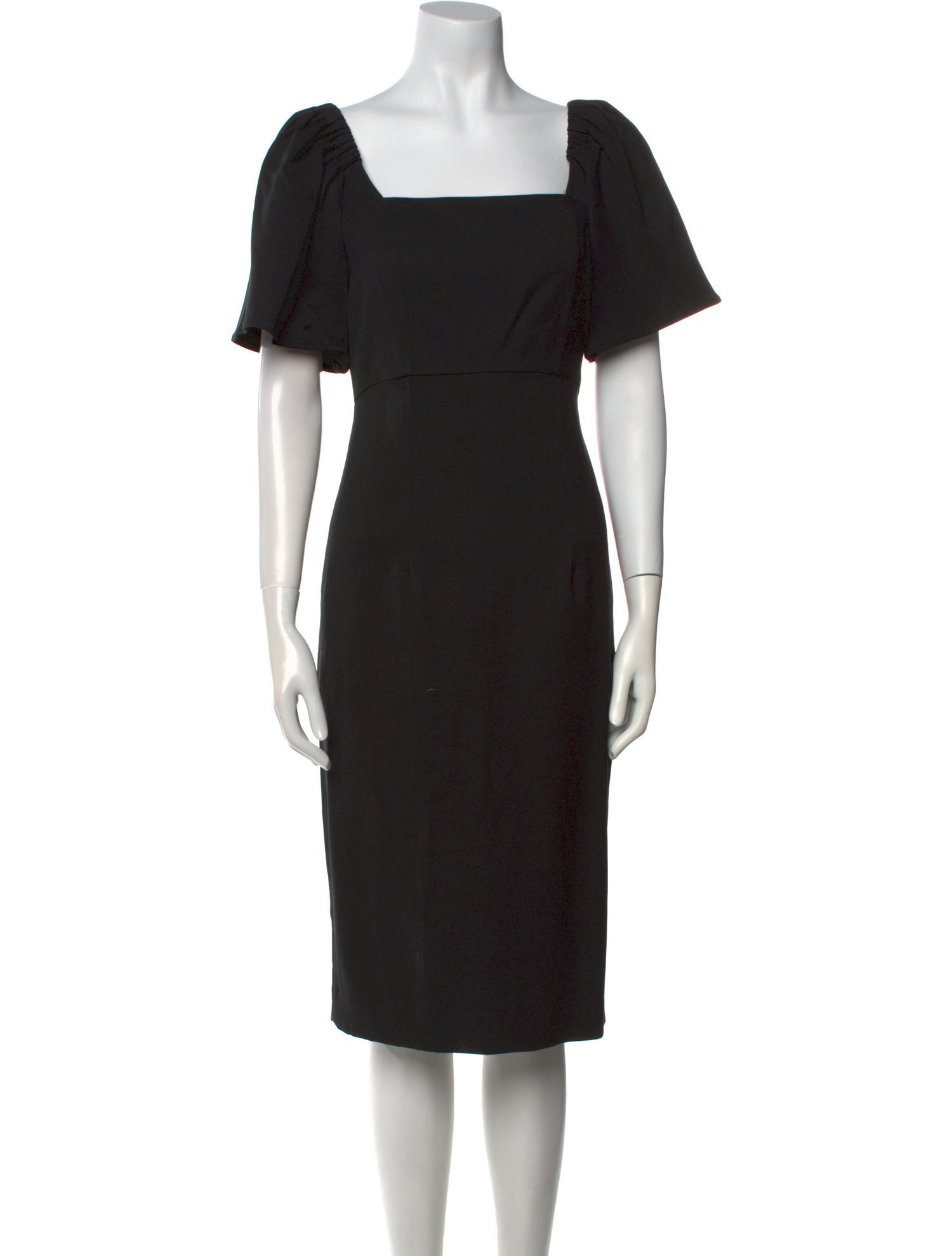BA&SH Square Neckline Midi Length Dress
