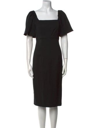 BA&SH Square Neckline Midi Length Dress