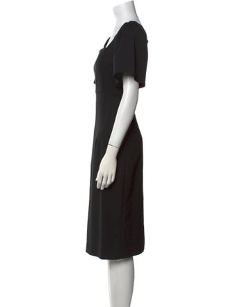 BA&SH Square Neckline Midi Length Dress