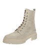 BA&SH Suede Combat Boots