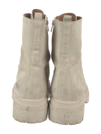 BA&SH Suede Combat Boots