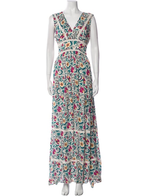 BA&SH Printed Long Dress