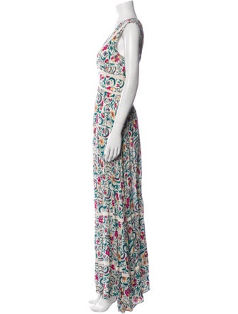 BA&SH Printed Long Dress