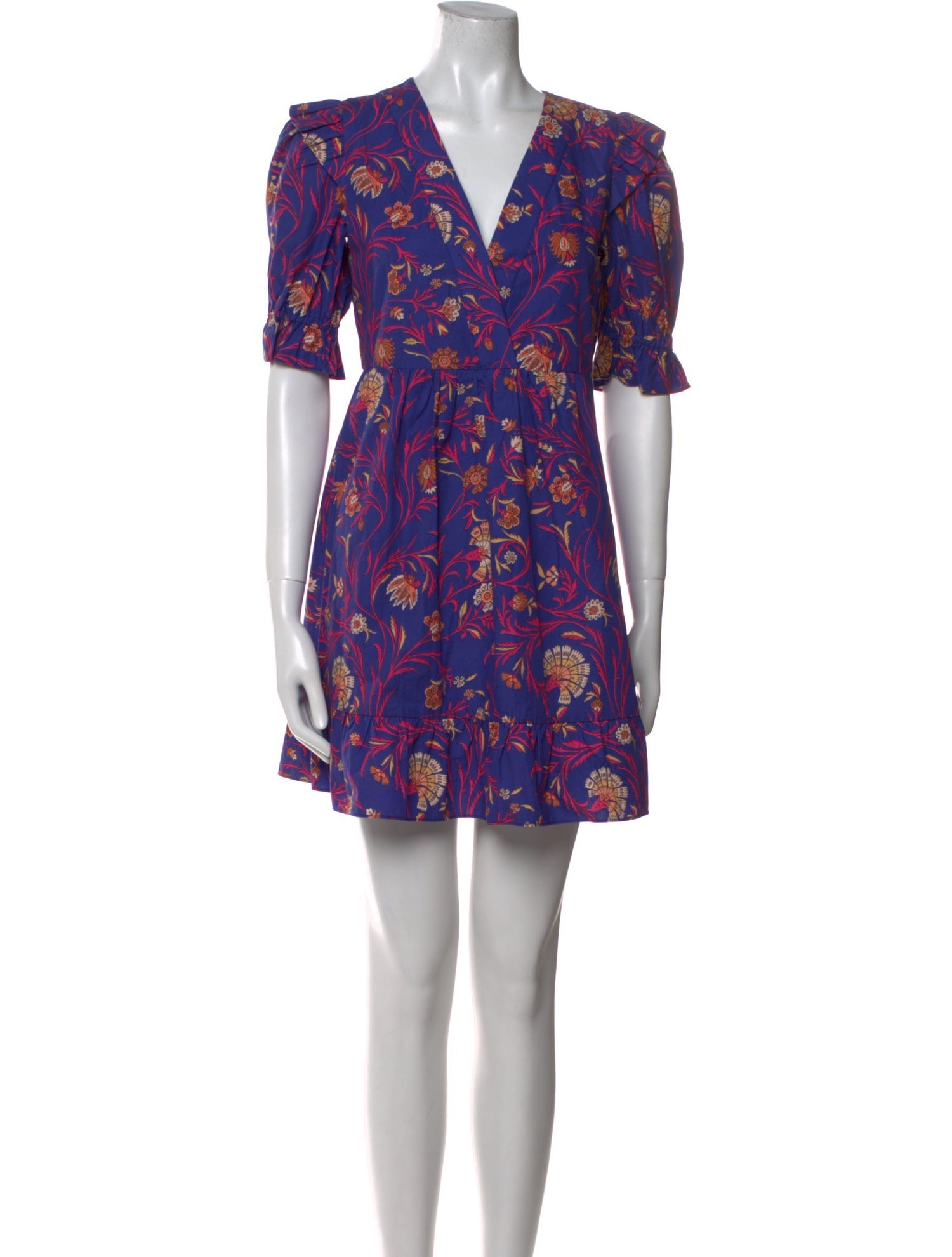 BA&SH Printed Mini Dress