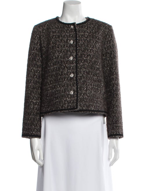 BA&SH Tweed Pattern Evening Jacket