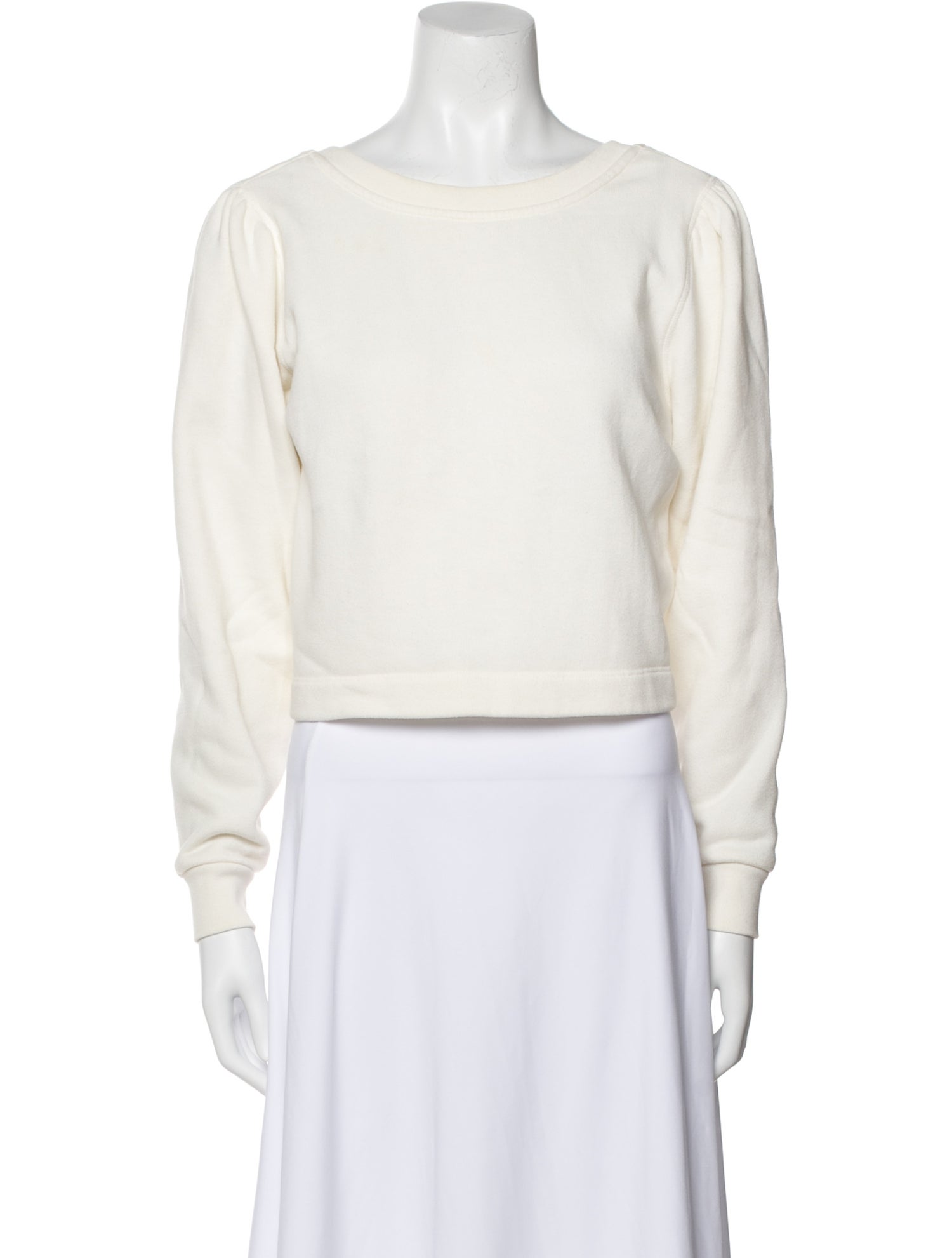 BA&SH Bateau Neckline Long Sleeve Sweatshirt