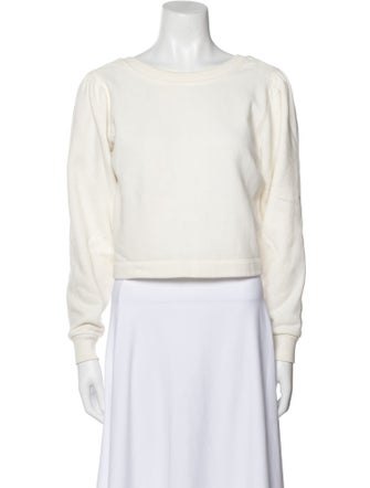 BA&SH Bateau Neckline Long Sleeve Sweatshirt