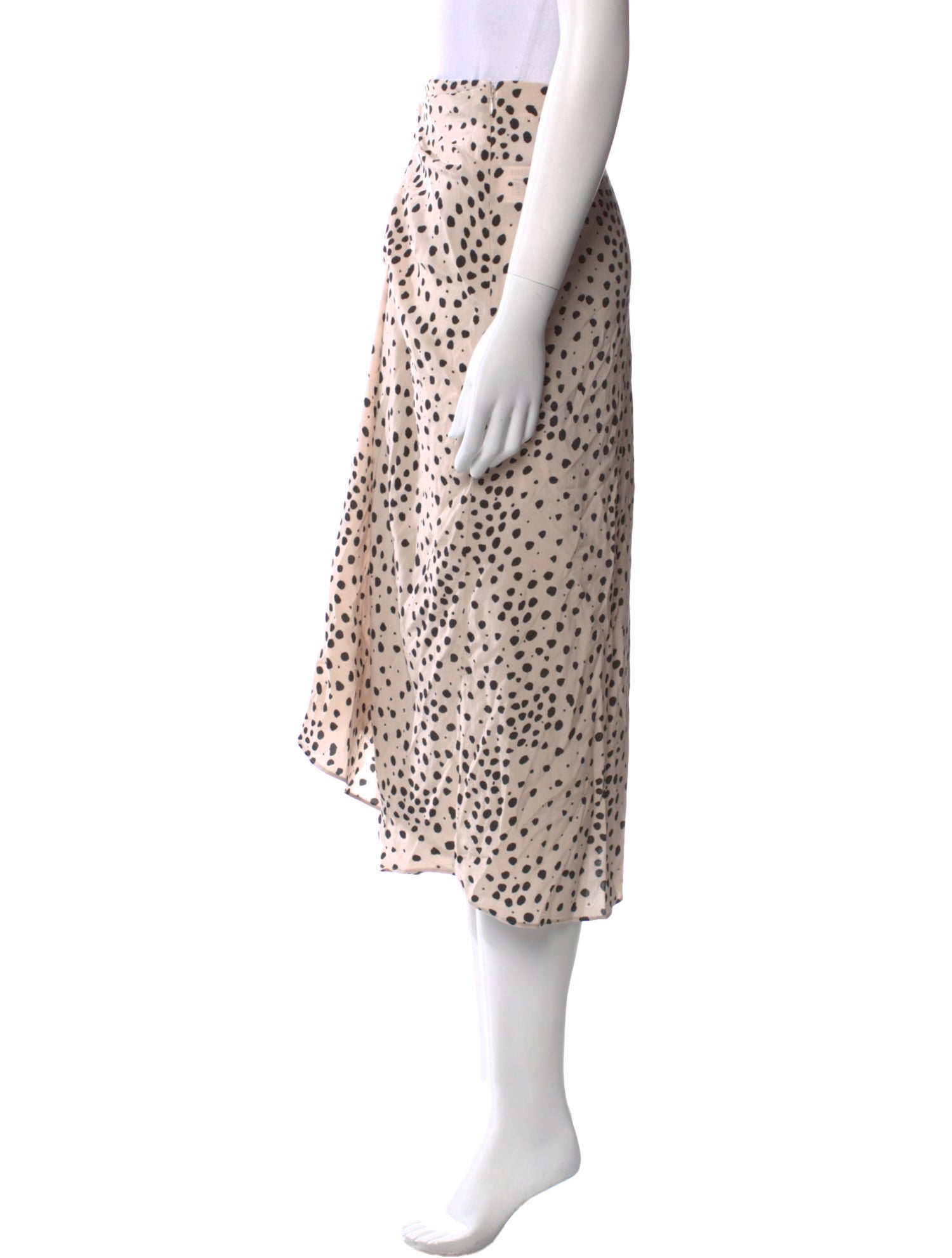 BA&SH Polka Dot Print Midi Length Skirt w/ Tags