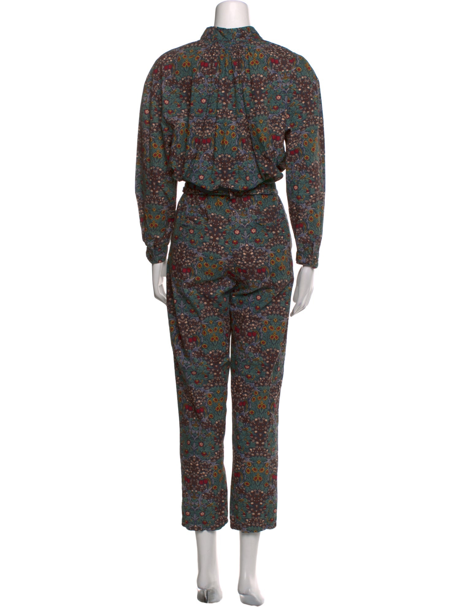 BA&SH Floral Print Jumpsuit