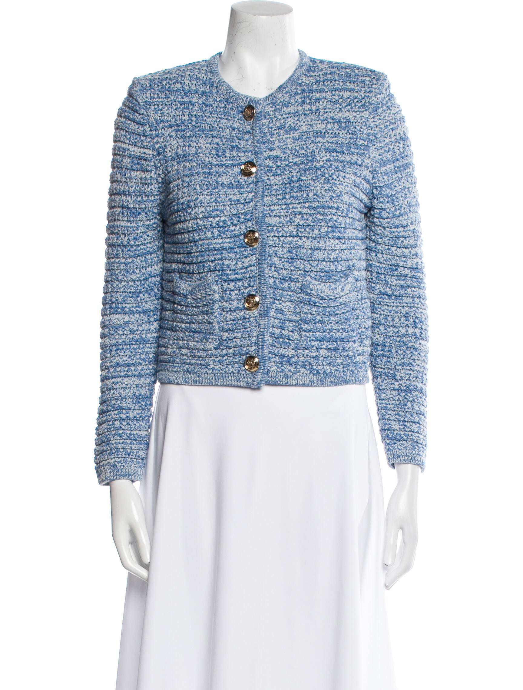 BA&SH Tweed Pattern Evening Jacket