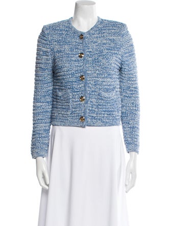 BA&SH Tweed Pattern Evening Jacket