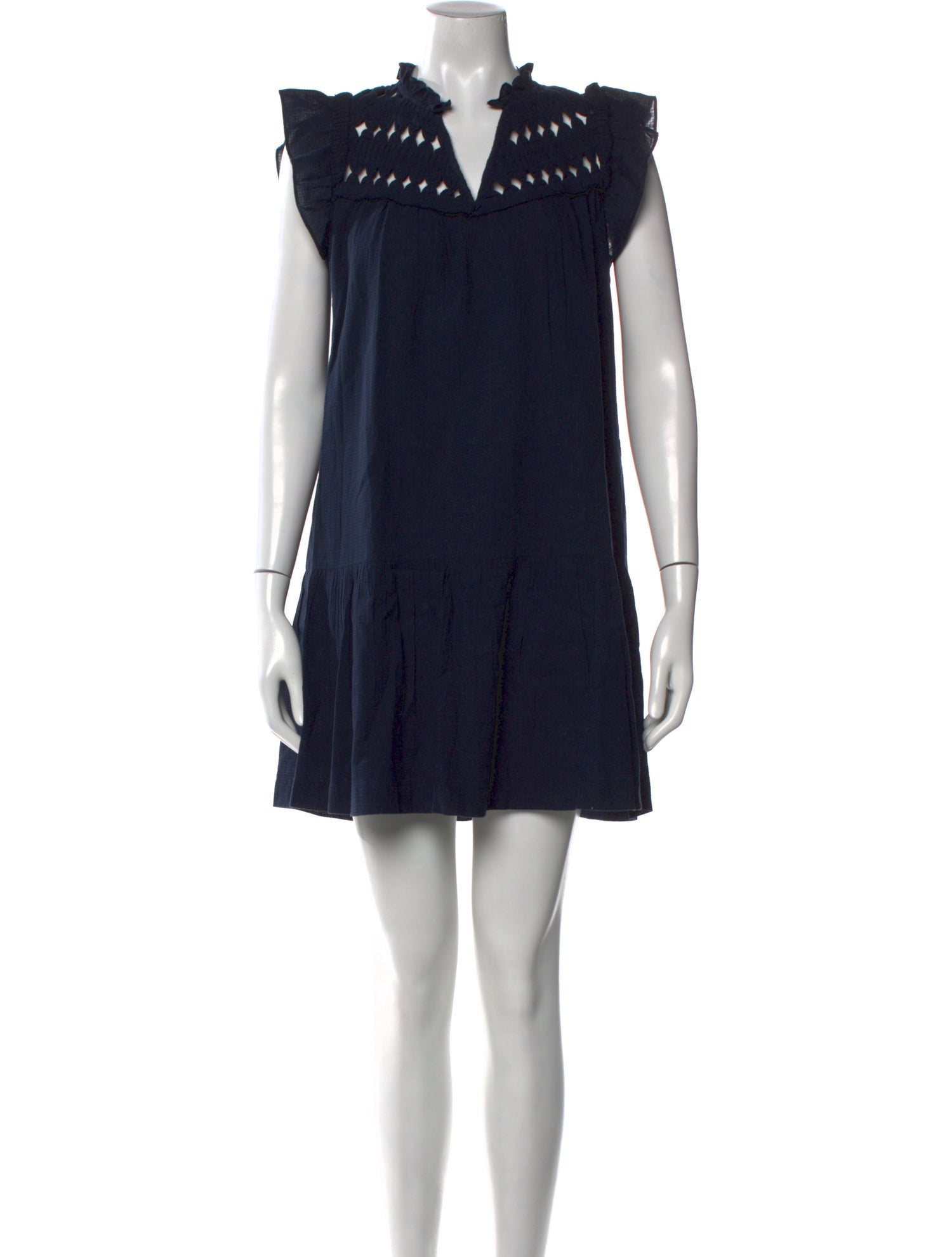BA&SH V-Neck Mini Dress
