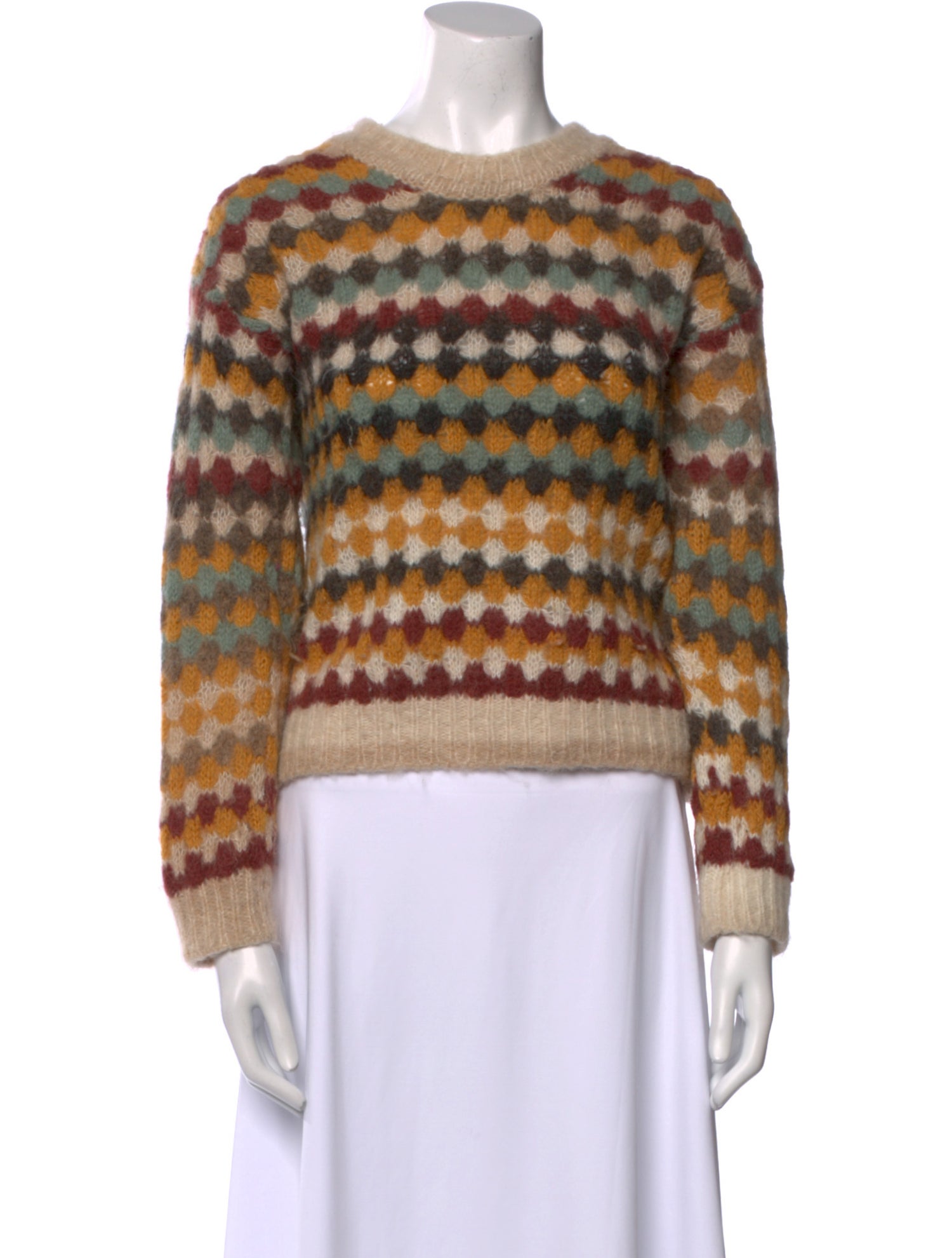 BA&SH Alpaca Printed Sweater