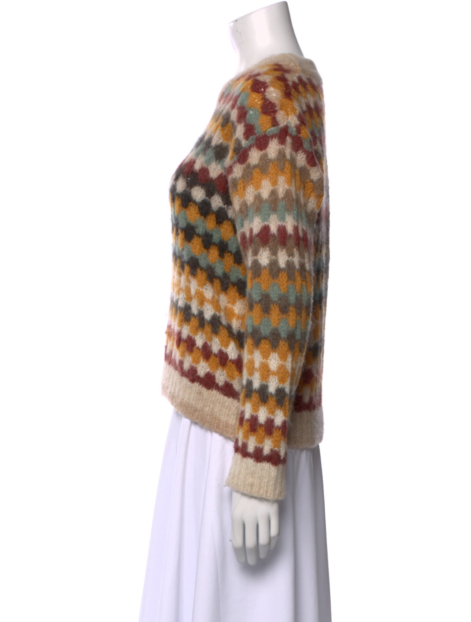 BA&SH Alpaca Printed Sweater