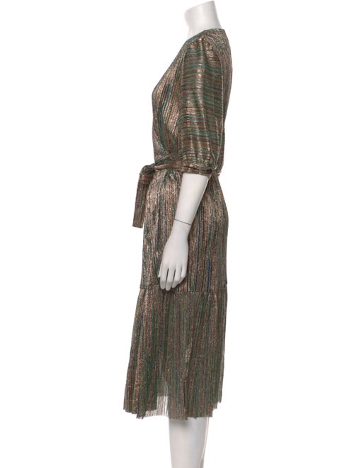 BA&SH Printed Midi Length Dress