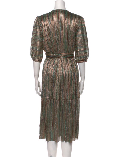 BA&SH Printed Midi Length Dress