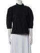 BA&SH Mock Neck Three-Quarter Sleeve Top